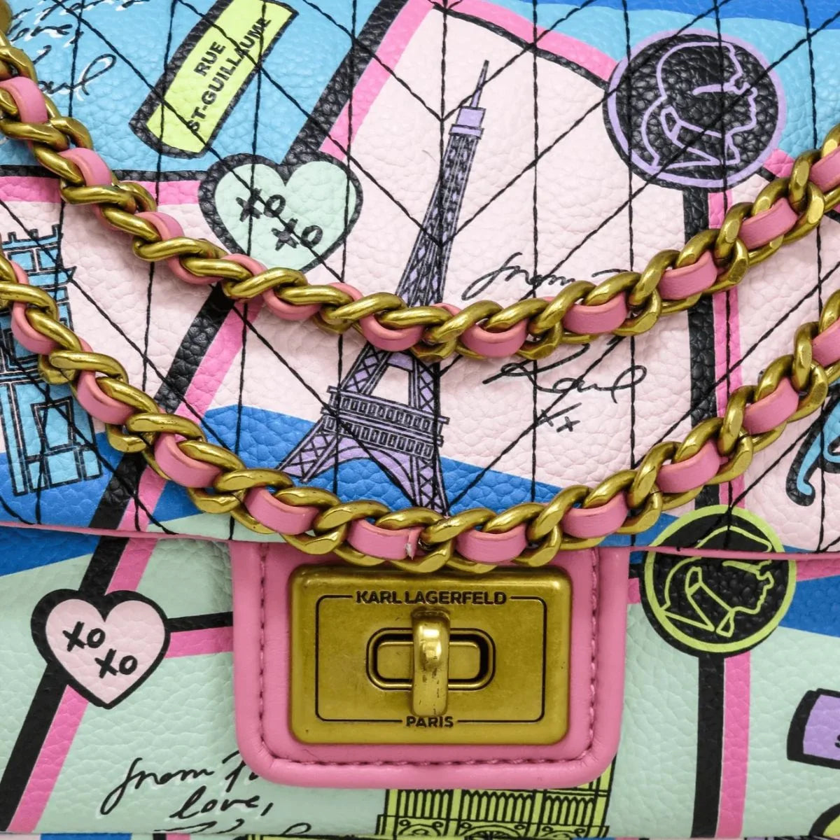 Karl Lagerfeld Paris Agyness Shoulder Bag Women - MLT - Multi