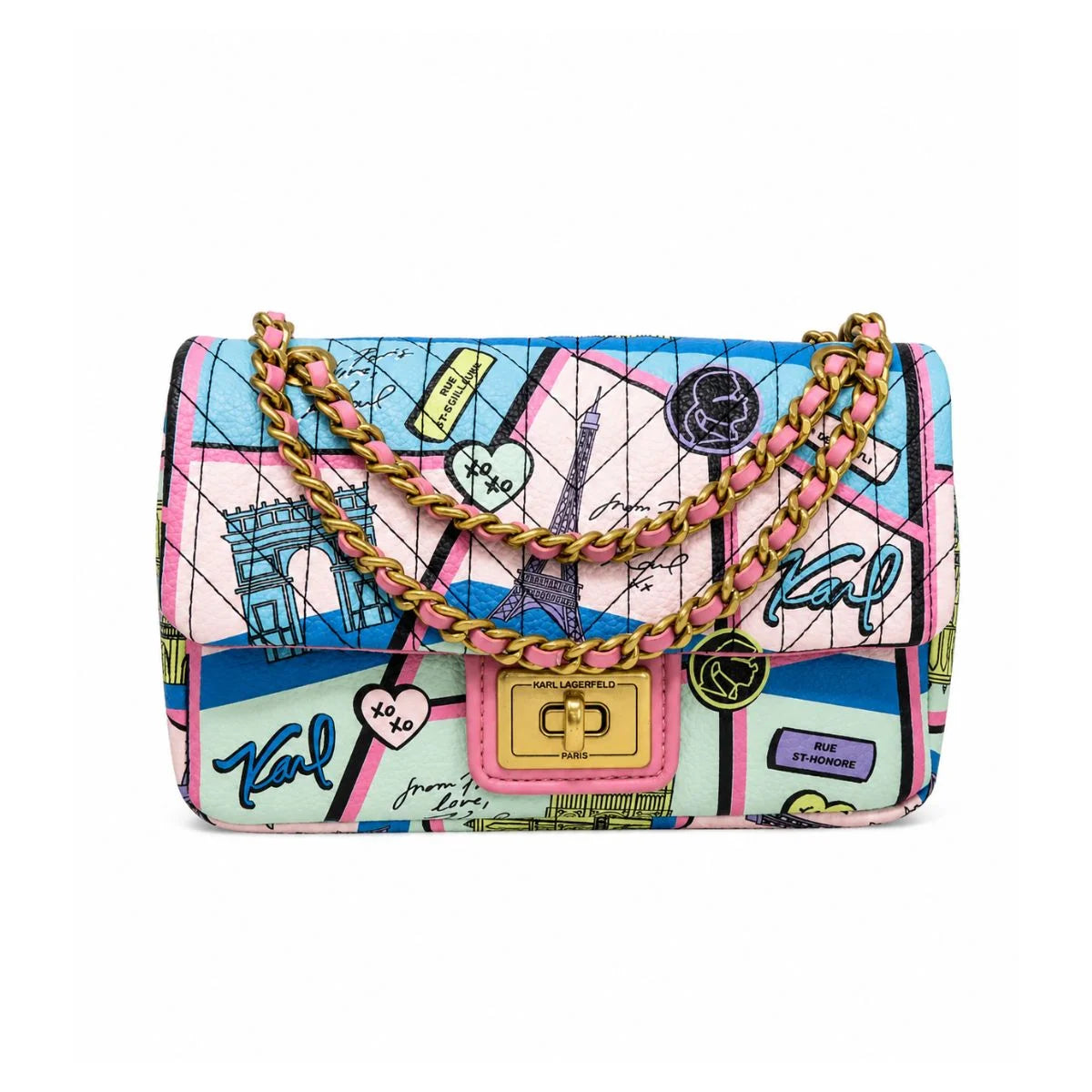 Karl Lagerfeld Paris Agyness Shoulder Bag Women - MLT - Multi