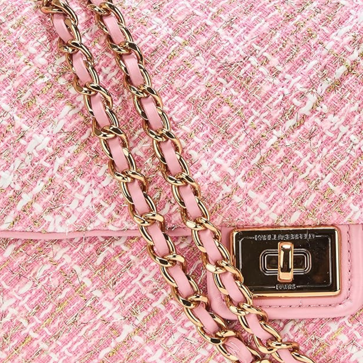 Karl Lagerfeld Paris Agyness Shoulder Bag Women - PNK - Pink