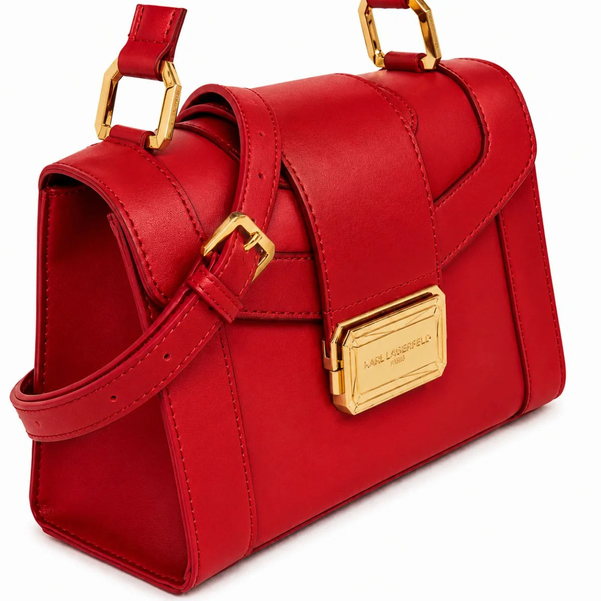 Karl Lagerfeld Paris Agyness Shoulder Bag Women - RED - Red
