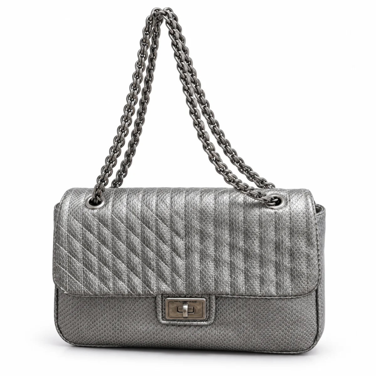 Karl Lagerfeld Paris Agyness Shoulder Bag Women - SLV-KB19 - Silver