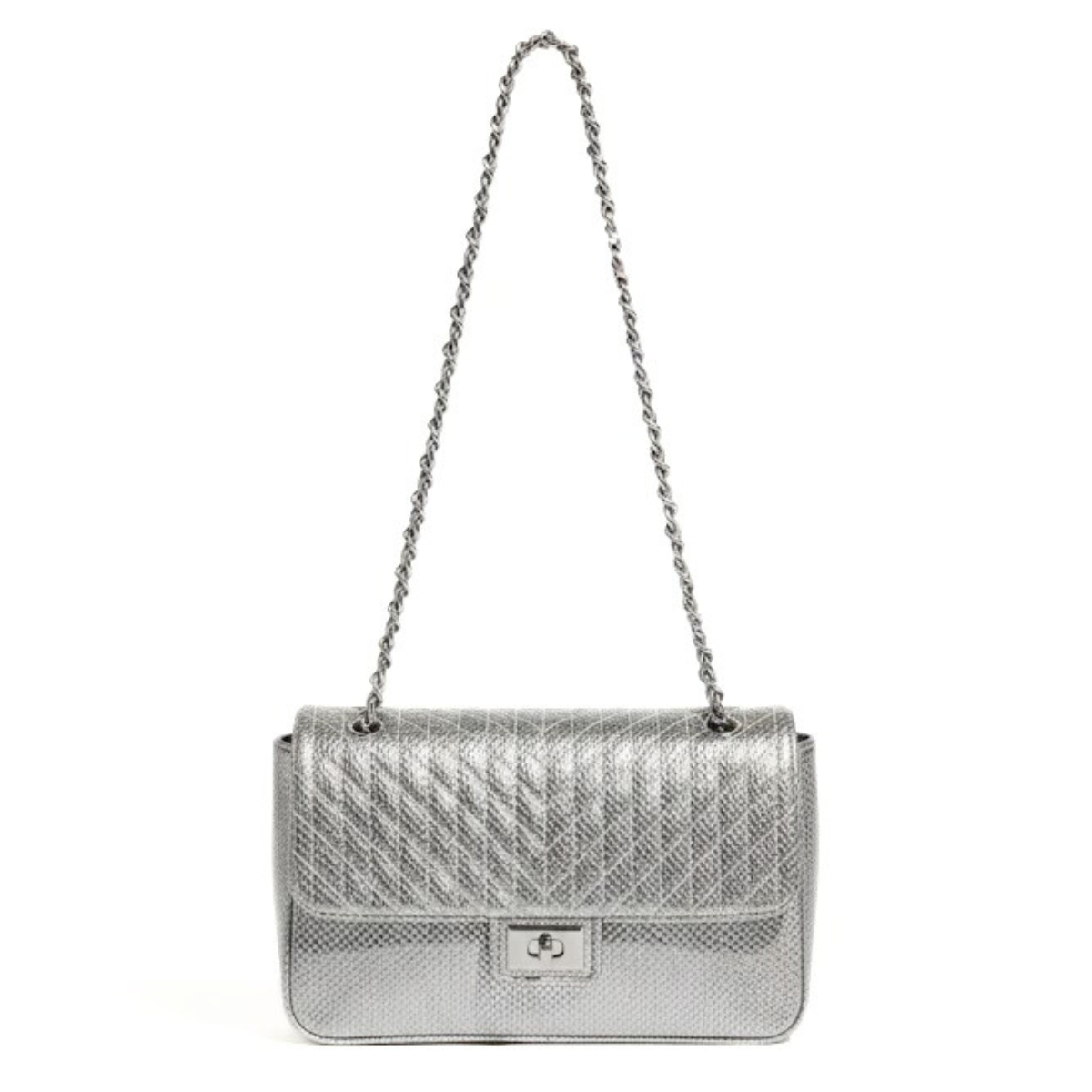 Karl Lagerfeld Paris Agyness Shoulder Bag Women - SLV - Silver