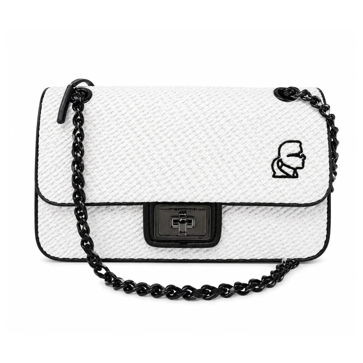 Karl Lagerfeld Paris Agyness Shoulder Bag Women - WHT - White