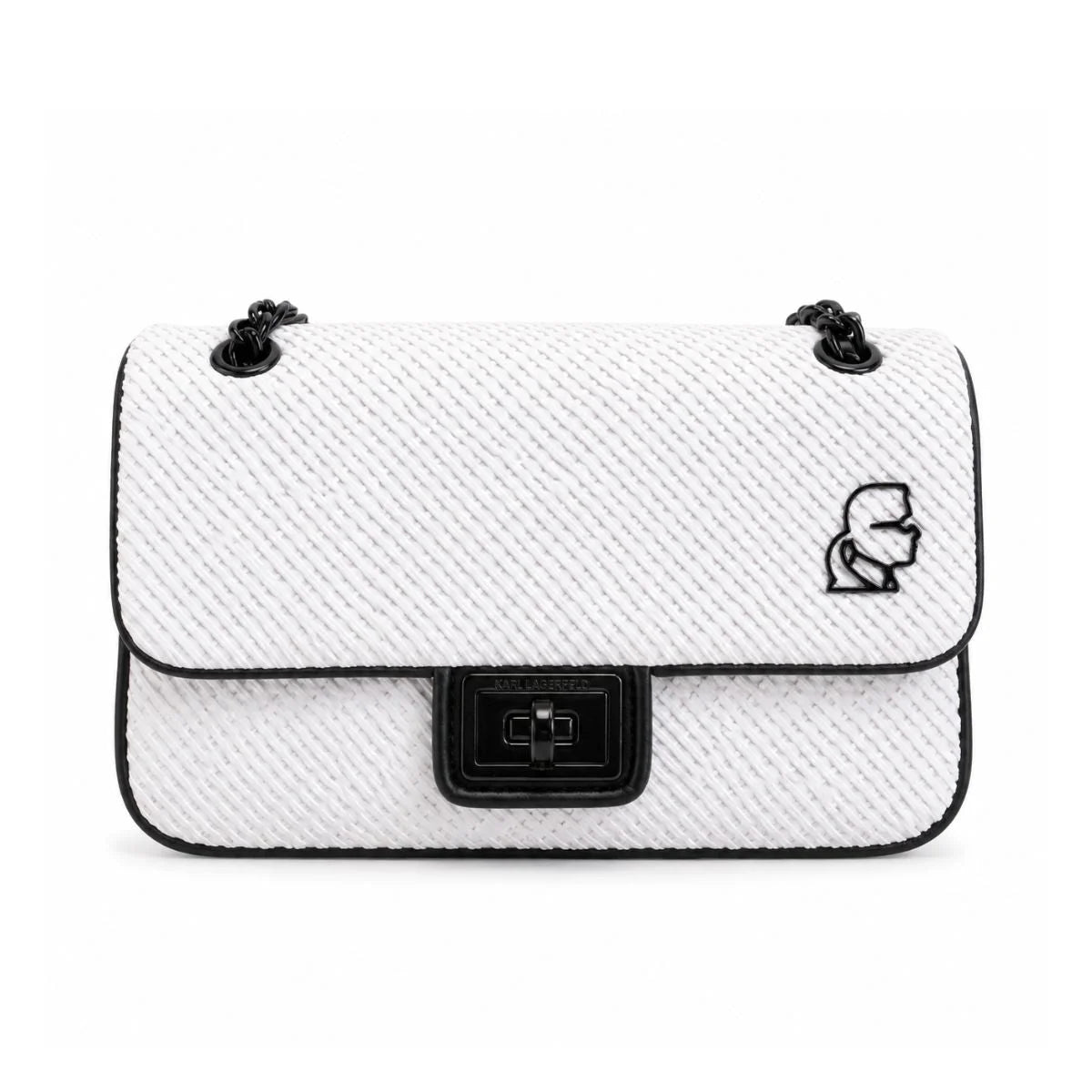 Karl Lagerfeld Paris Agyness Shoulder Bag Women - WHT - White