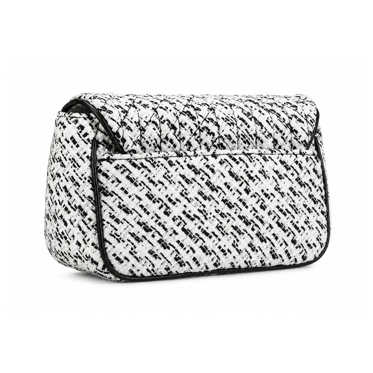 Karl Lagerfeld Paris Agyness Shoulder Bag Women - WHTBLK - White-Black