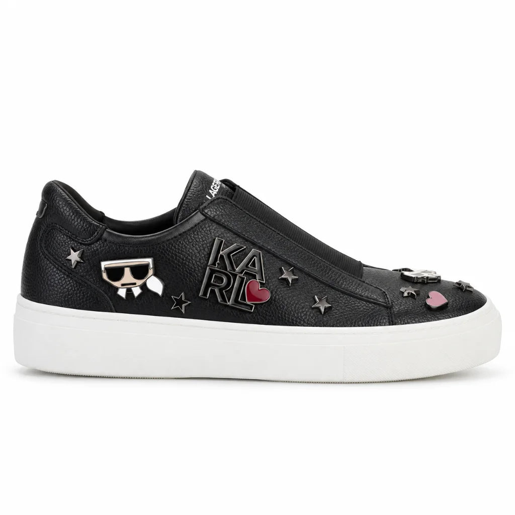 KARL LAGERFELD PARIS Caitie Slip-On Sneaker Women - BLK - Black / 35
