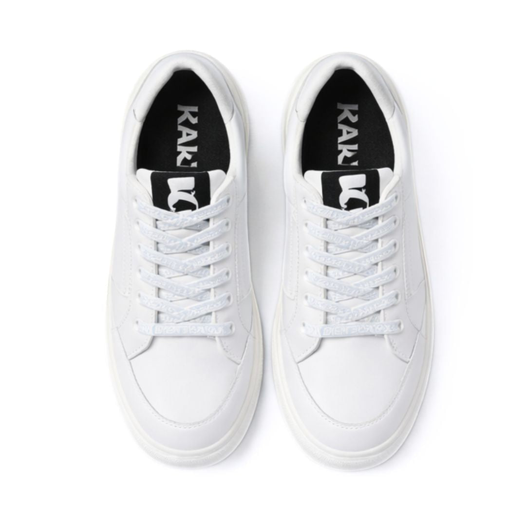 KARL LAGERFELD PARIS Calico Patch Lace Up Sneakers Women - WHT