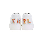 KARL LAGERFELD PARIS Calico Patch Lace Up Sneakers Women - WHT