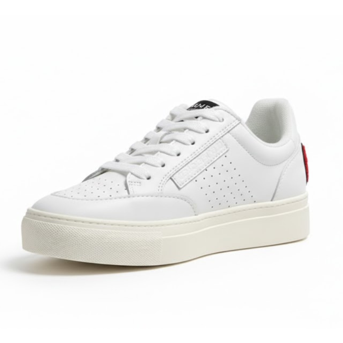 KARL LAGERFELD PARIS Calico2 Patch Lace Up Sneakers Women - WHT