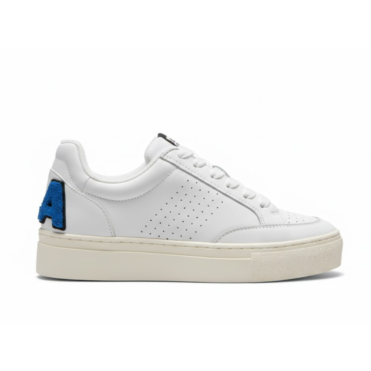 KARL LAGERFELD PARIS Calico2 Patch Lace Up Sneakers Women - WHT - White / 35