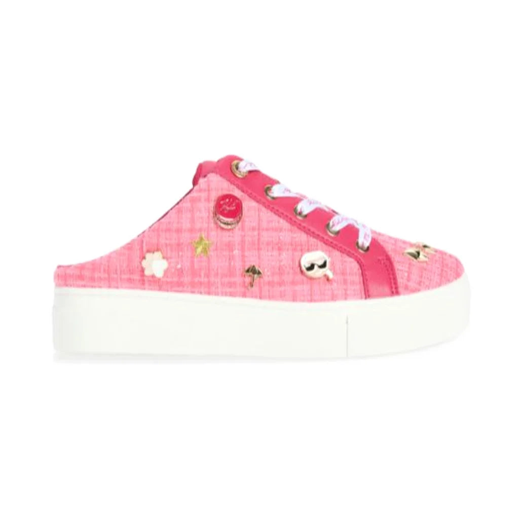 KARL LAGERFELD PARIS Cambria Macaron Sneaker Women- PNK - Pink / 35