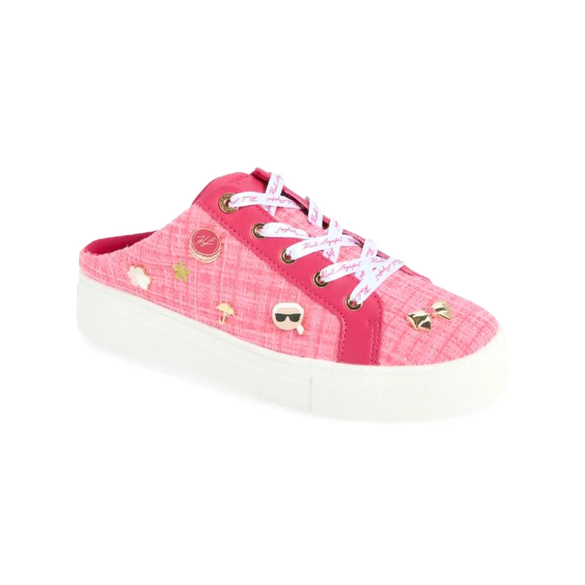 KARL LAGERFELD PARIS Cambria Macaron Sneaker Women- PNK