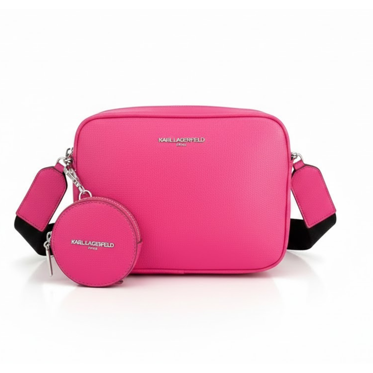 Karl Lagerfeld Paris Camera Crossbody Bag Women - PNK - Pink