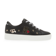 KARL LAGERFELD PARIS Cammy Embellished Logo Sneakers Women - BLK - Black / 35