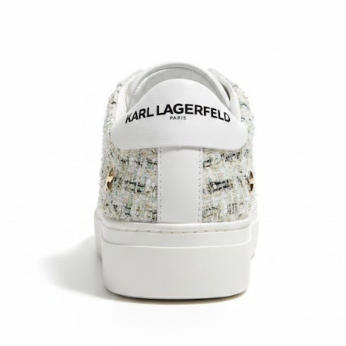 KARL LAGERFELD PARIS Cammy Embellished Logo Sneakers Women - WHTMNT