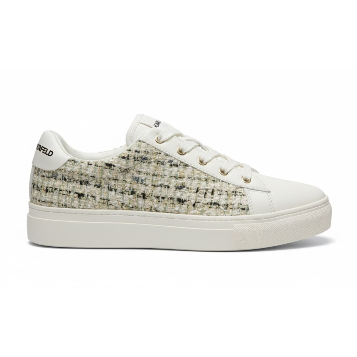 KARL LAGERFELD PARIS Cammy Embellished Logo Sneakers Women - WHTMNT
