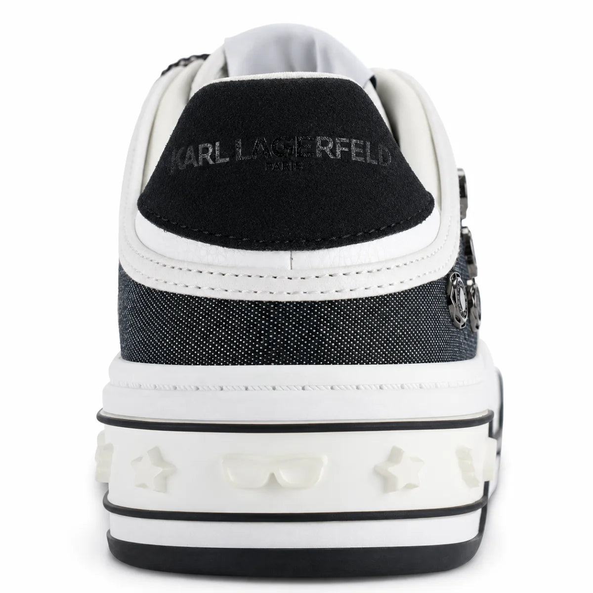 KARL LAGERFELD PARIS Capree Cyndra Lace Up Sneakers Women - WHTBLK