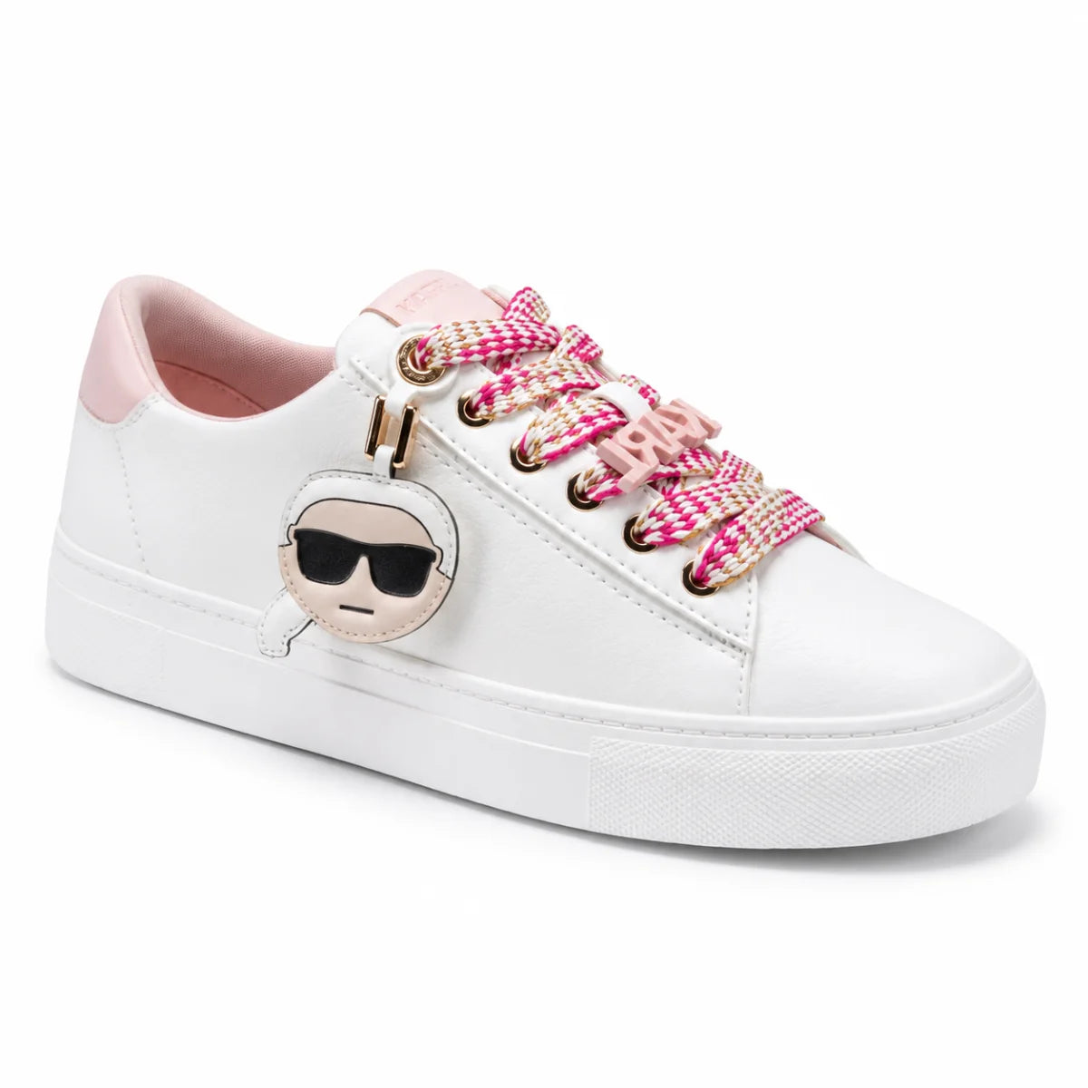 KARL LAGERFELD PARIS Capree Lace-Up Sneakers Women - WHT