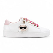 KARL LAGERFELD PARIS Capree Lace-Up Sneakers Women - WHT - White / 35
