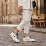 KARL LAGERFELD PARIS Capree Lace Up With Choupette Charm Sneakers Women - WHT
