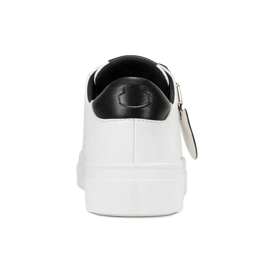 KARL LAGERFELD PARIS Capree Lace Up With Choupette Charm Sneakers Women - WHT