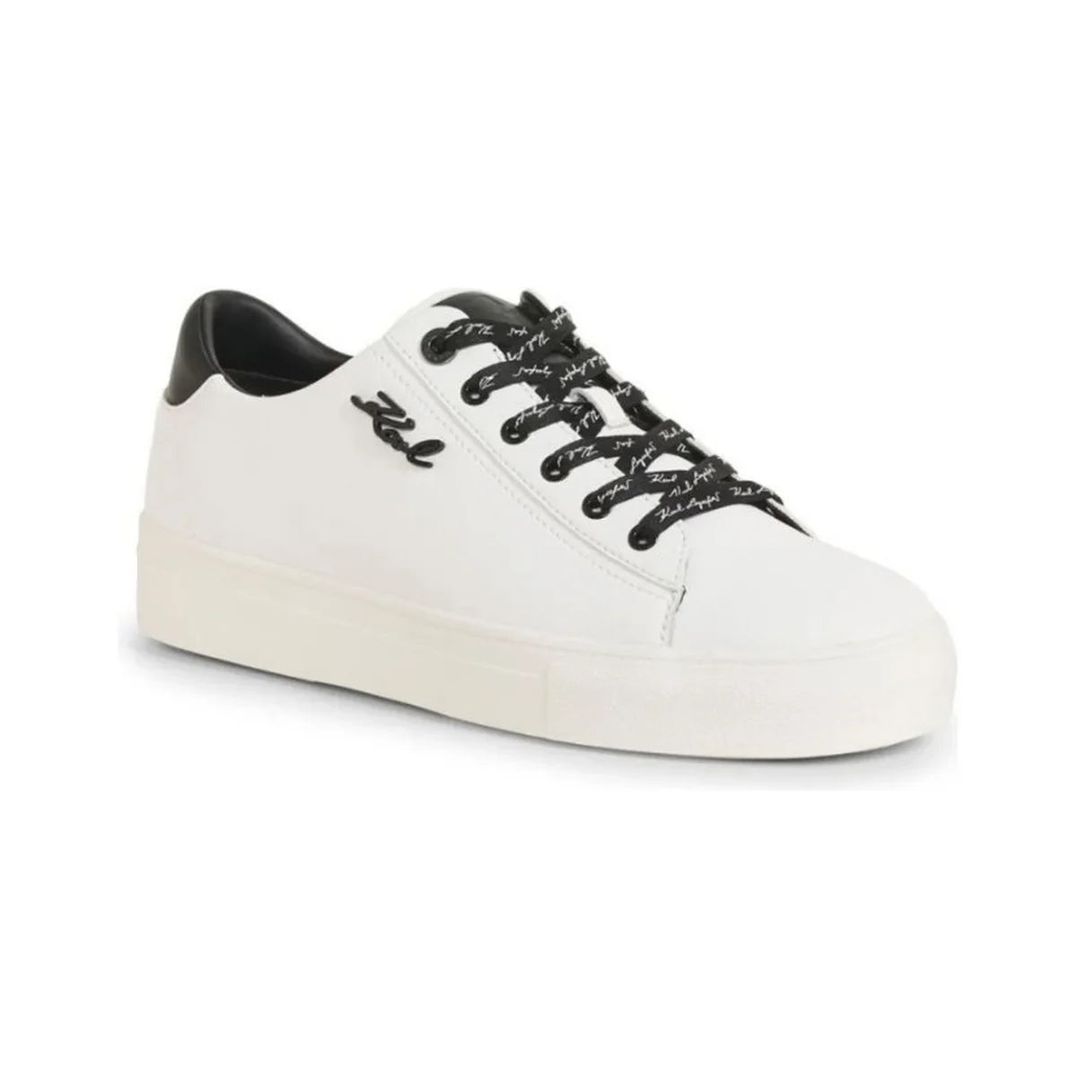 KARL LAGERFELD PARIS Cason Karl Script Sneakers Women -WHTBLK