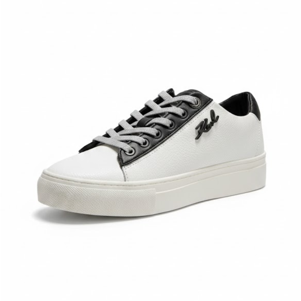 KARL LAGERFELD PARIS Cason Karl Script Sneakers Women - WHTBLK