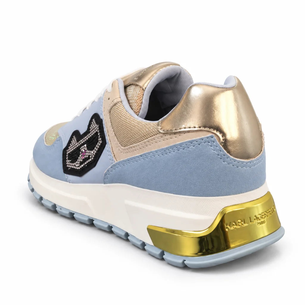 KARL LAGERFELD PARIS Casual Blue Tennis Shoes Sneaker Women -LIL