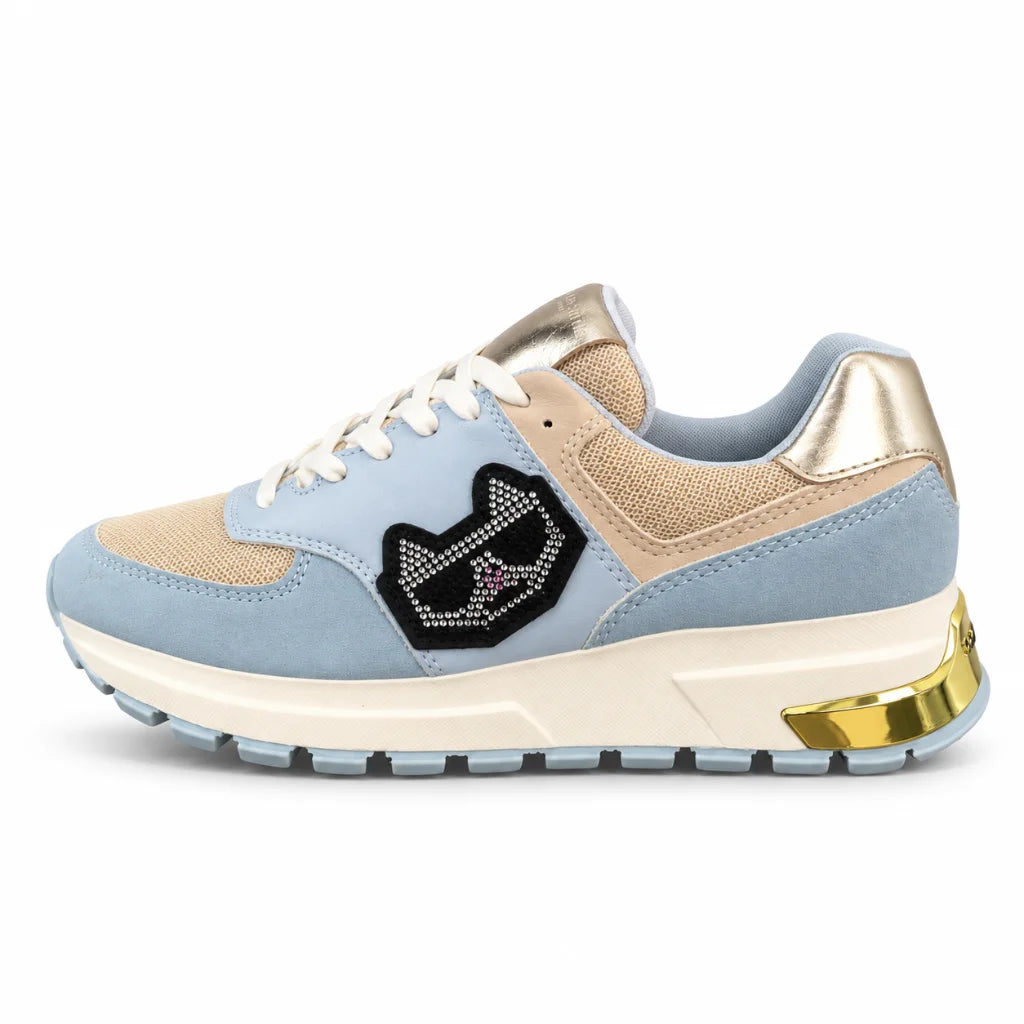 KARL LAGERFELD PARIS Casual Blue Tennis Shoes Sneaker Women -LIL - lilac / 35