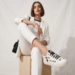 KARL LAGERFELD PARIS Cate 2 Fleur Sneaker Women - WHT