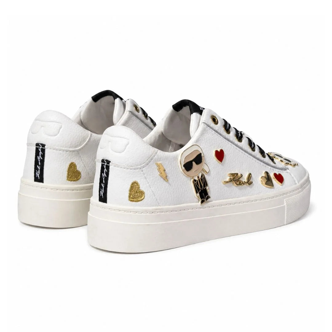 KARL LAGERFELD PARIS Cate 2 Fleur Sneaker Women - WHT