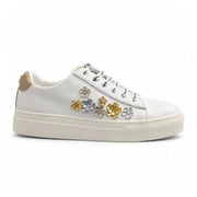 KARL LAGERFELD PARIS Cate Fleur Lace-Up Sneakers Women - WHT - White / 35