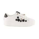 KARL LAGERFELD PARIS Cate Fleur Sneaker Women - WHTBLK - White-Black / 35