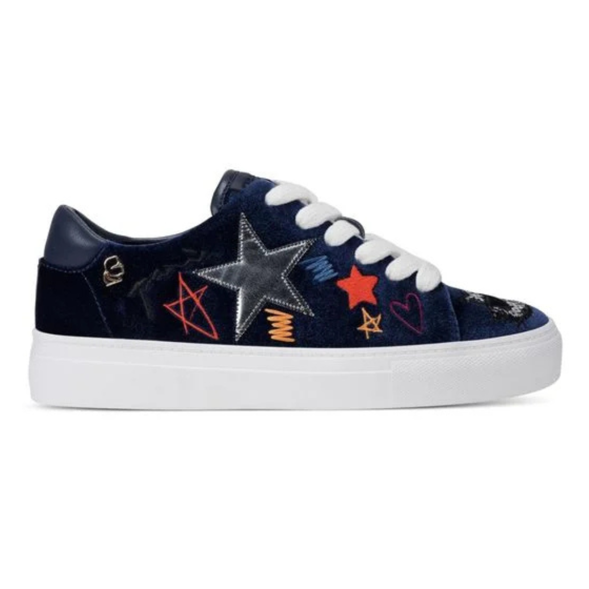 KARL LAGERFELD PARIS CATE IKONIC LACE UP Sneakers Women - NVY - Navy / 35