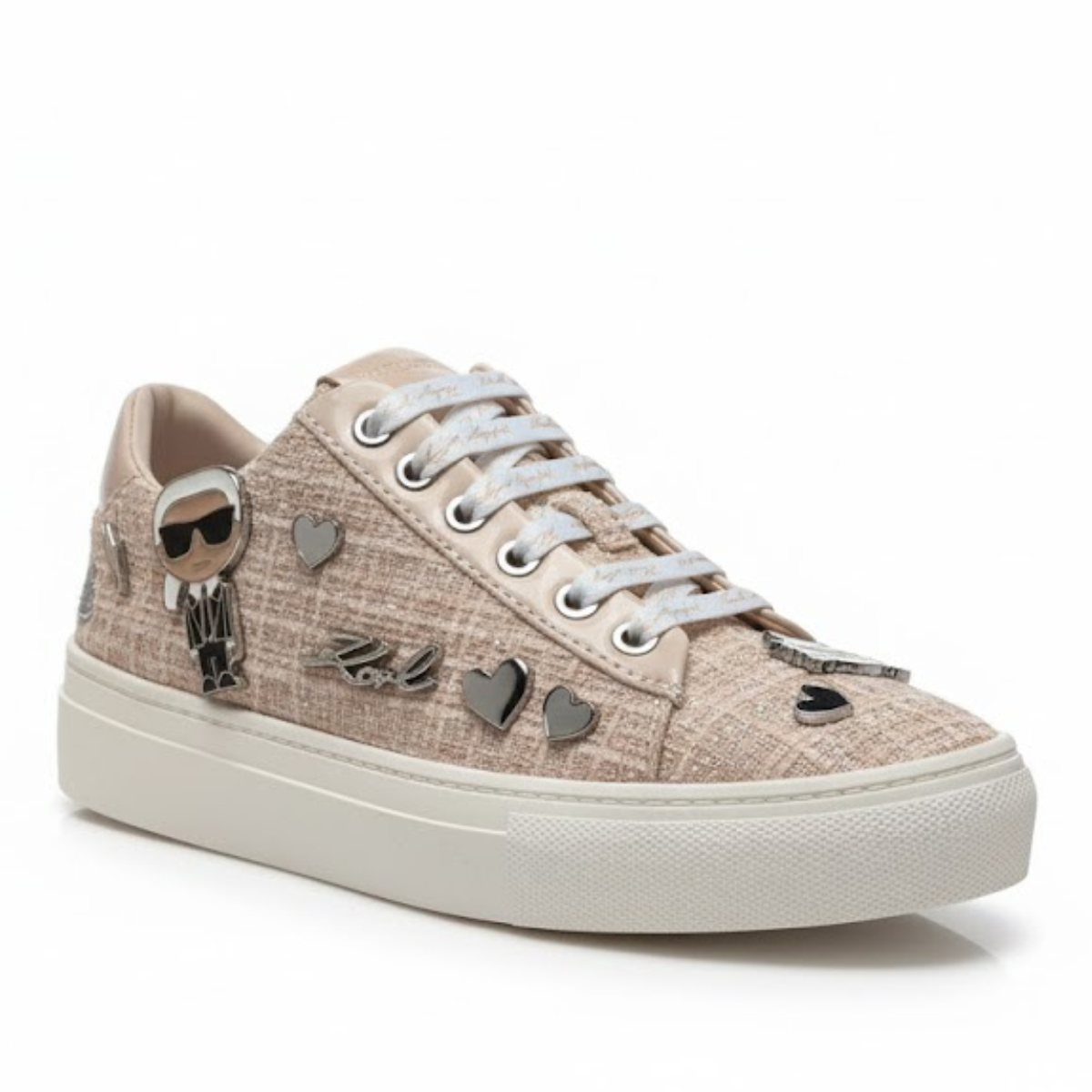 KARL LAGERFELD PARIS CATE LACE UP2 Sneakers Women - BEG