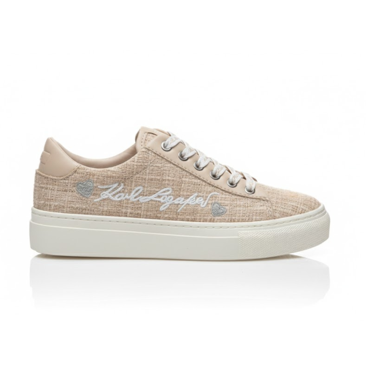KARL LAGERFELD PARIS CATE LACE UP2 Sneakers Women - BEG