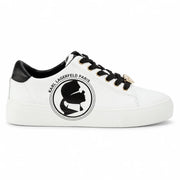 KARL LAGERFELD PARIS Cate leather Sneaker Women - WHTBLK - White-Black / 35