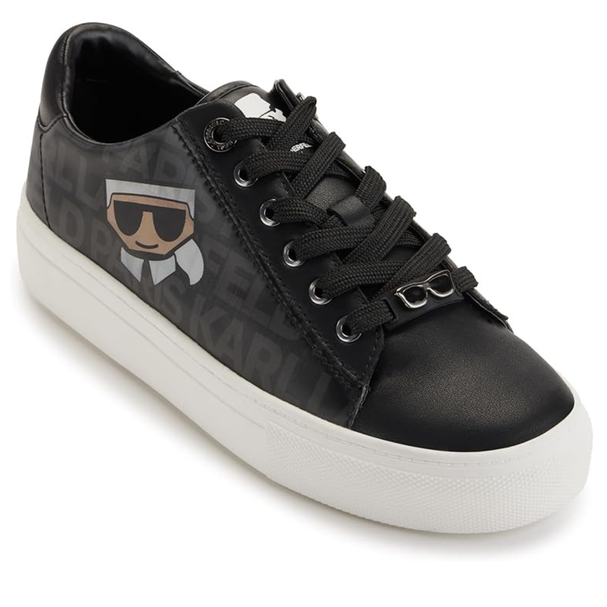 KARL LAGERFELD PARIS Cate Linticular Print Sneakers Women - BLK