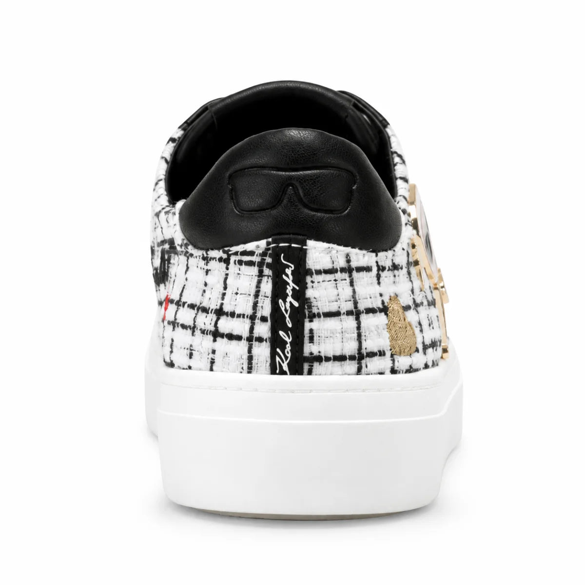 KARL LAGERFELD PARIS Cate Pin Logo Sneakers Women - WHTBLK