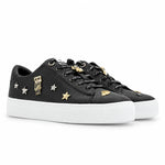 KARL LAGERFELD PARIS Cate Pins Black Tennis Shoes Sneaker Women-BLK