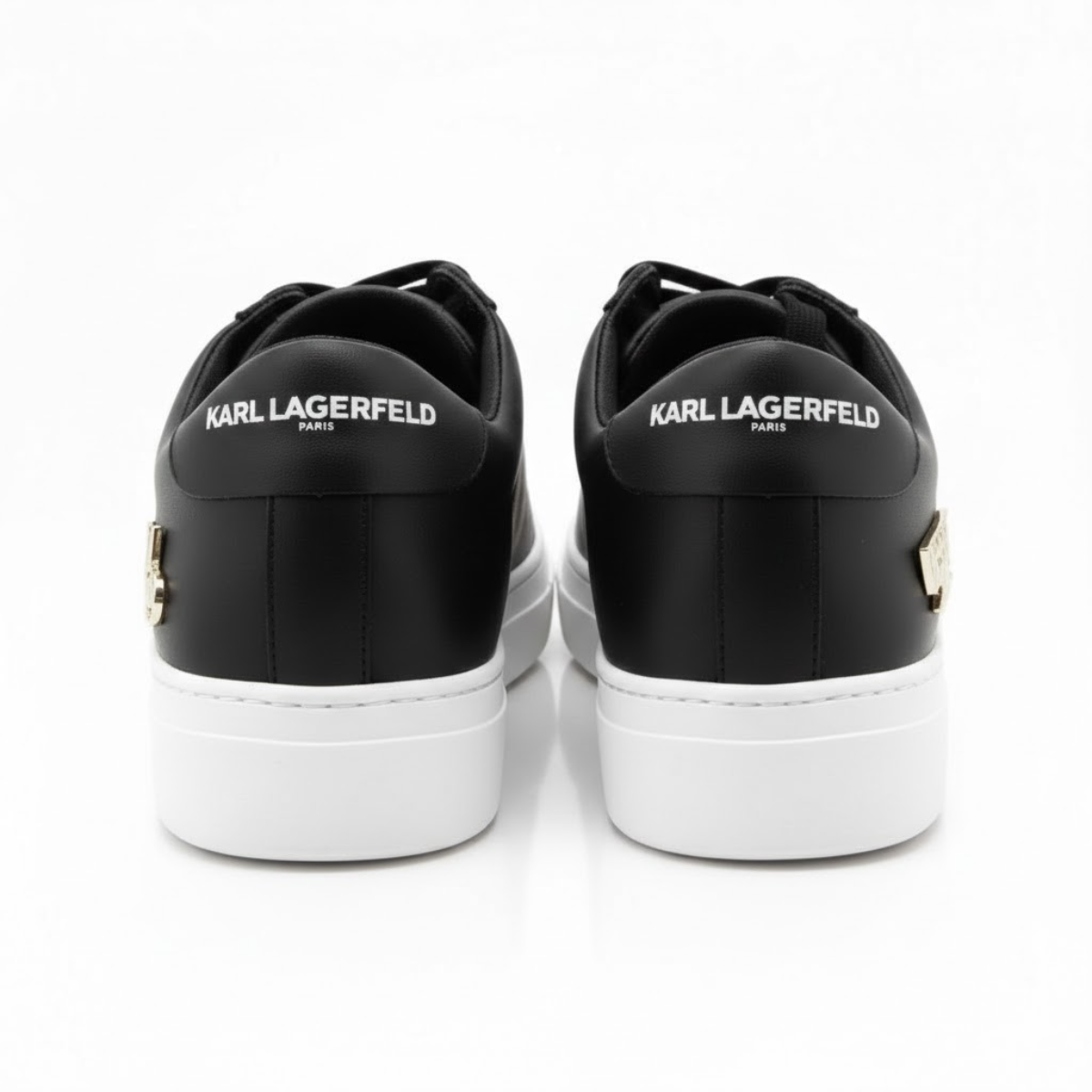 KARL LAGERFELD PARIS Cate Pins Cute Logo Sneakers Women - BLK