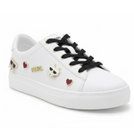 KARL LAGERFELD PARIS Cate Pins Cute Logo Sneakers Women - WHT