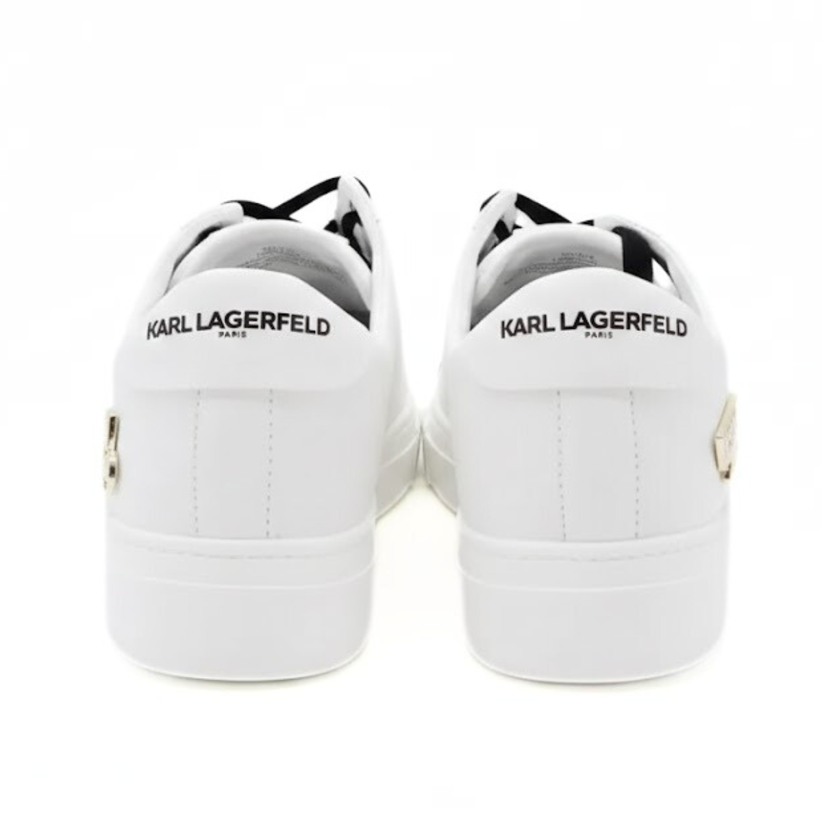 KARL LAGERFELD PARIS Cate Pins Cute Logo Sneakers Women - WHT