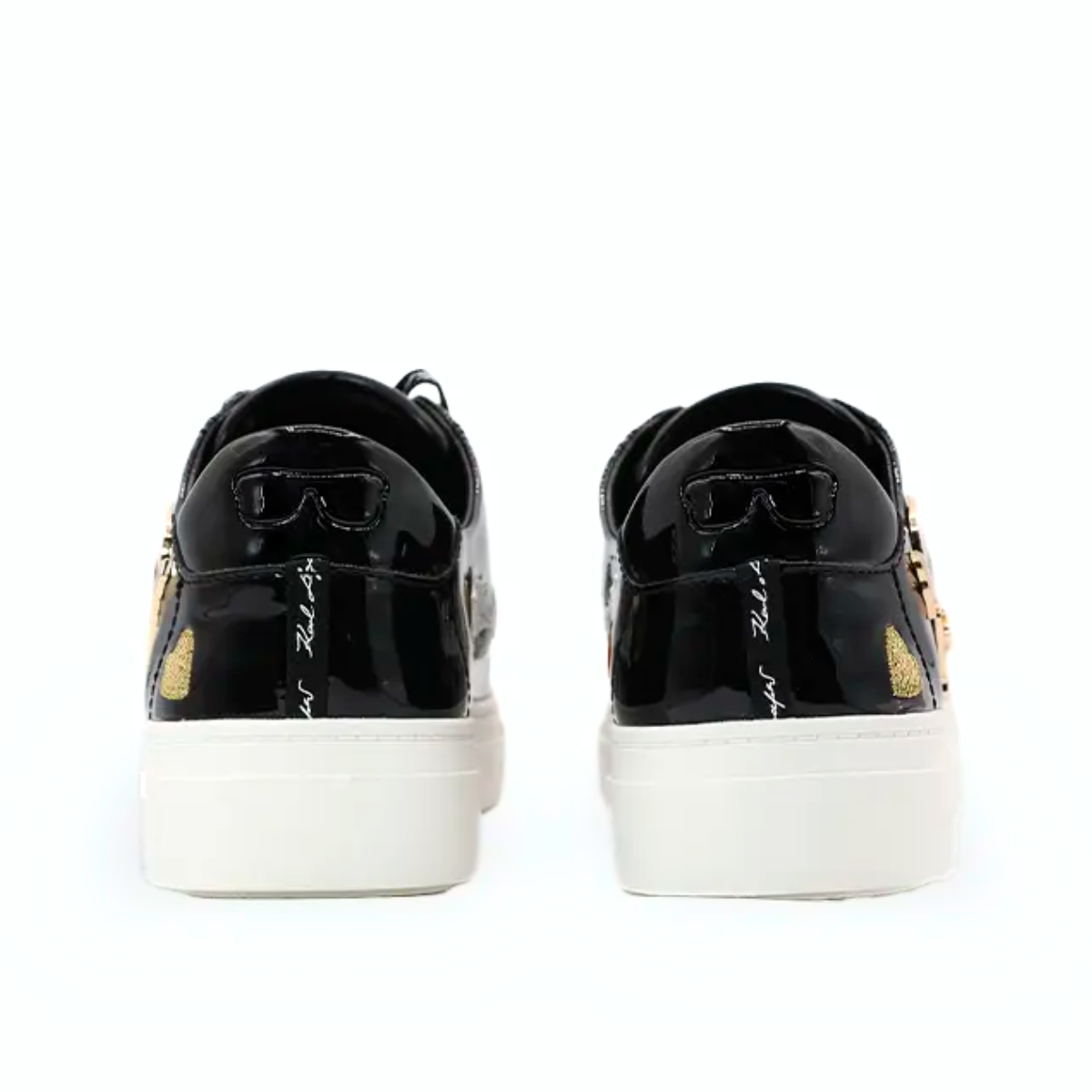 KARL LAGERFELD PARIS CATE PINS LACE UP Sneakers Women - BLK