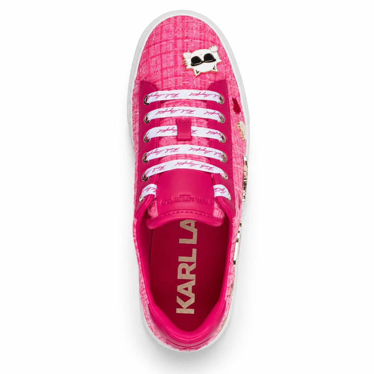 KARL LAGERFELD PARIS Cate Pins Lace-Up Sneakers Women - OLV