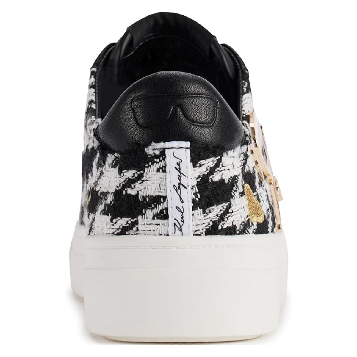 KARL LAGERFELD PARIS CATE PINS LACE UP2 Sneakers Women - BLKWHT