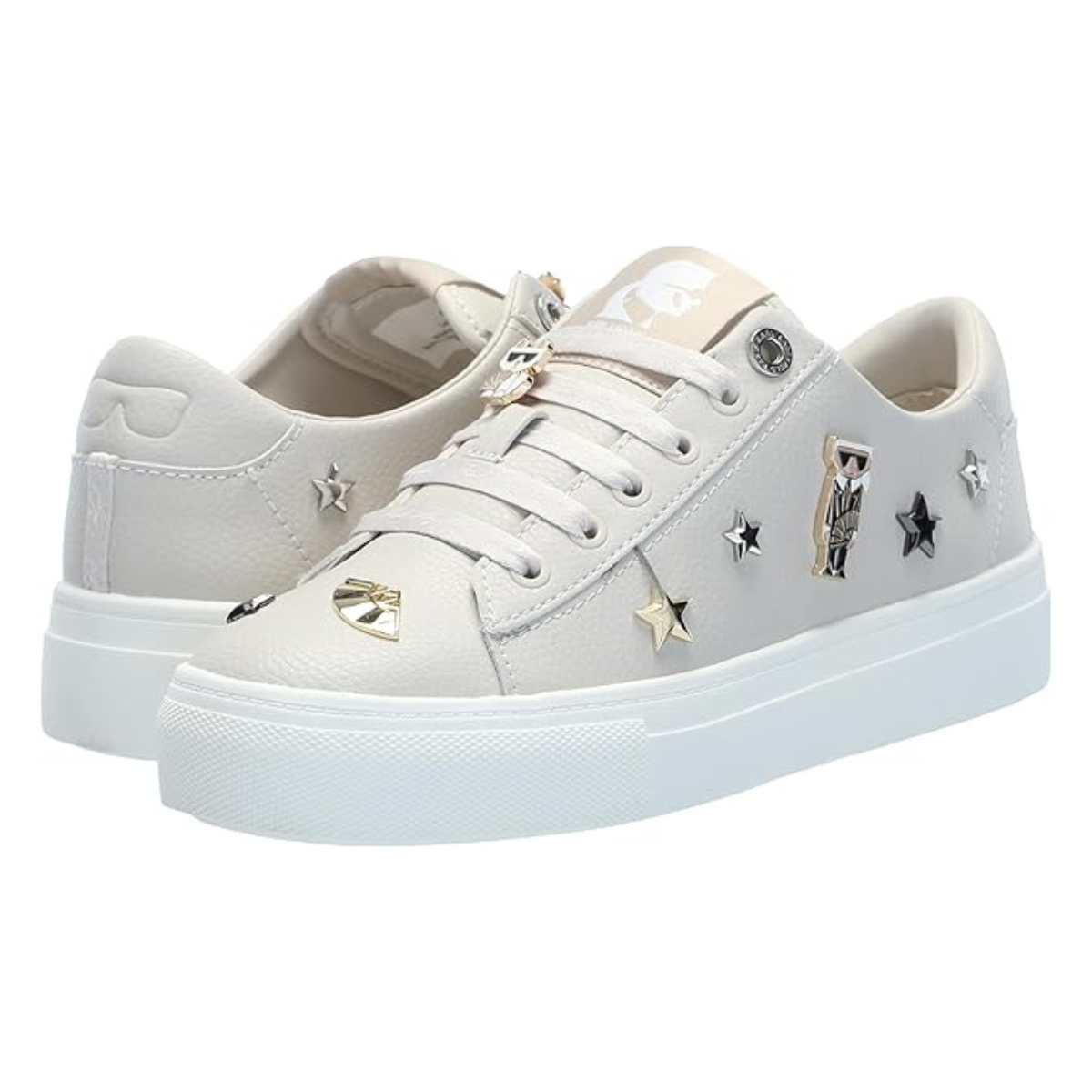 KARL LAGERFELD PARIS Cate Pins Sneakers Women - BEG - Beige / 35