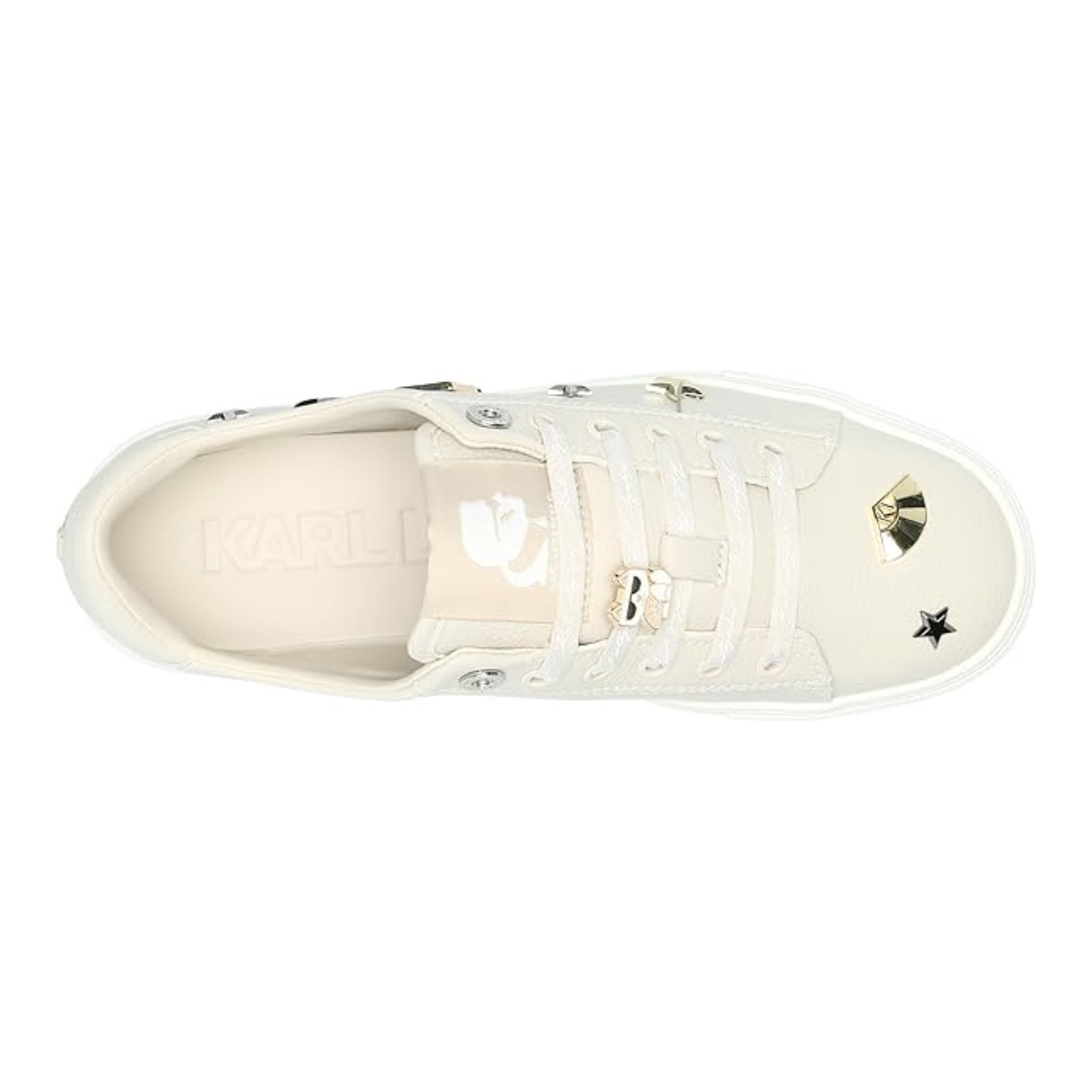 KARL LAGERFELD PARIS Cate Pins Sneakers Women - BEG