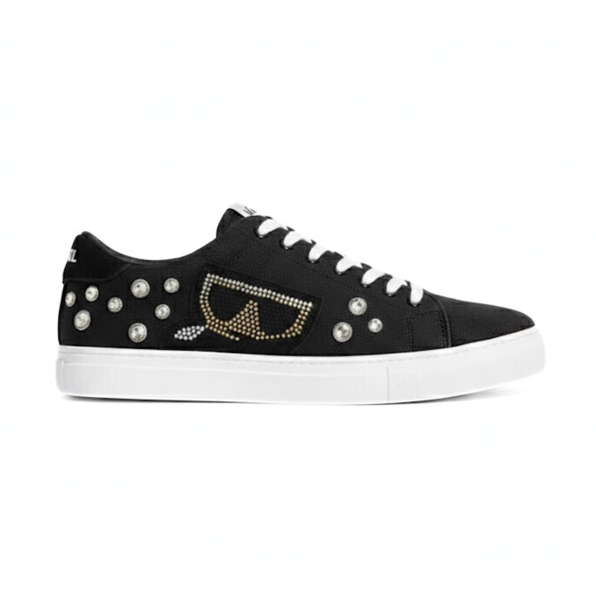 KARL LAGERFELD PARIS Cate Pins Sneakers Women - BLK - Black / 35