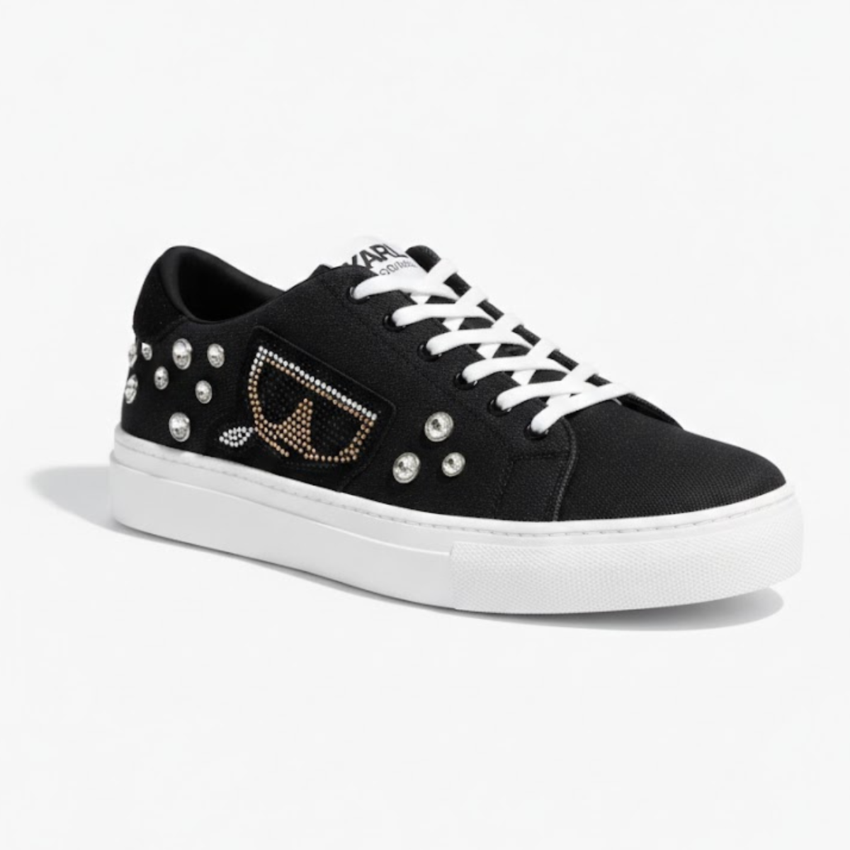 KARL LAGERFELD PARIS Cate Pins Sneakers Women - BLK